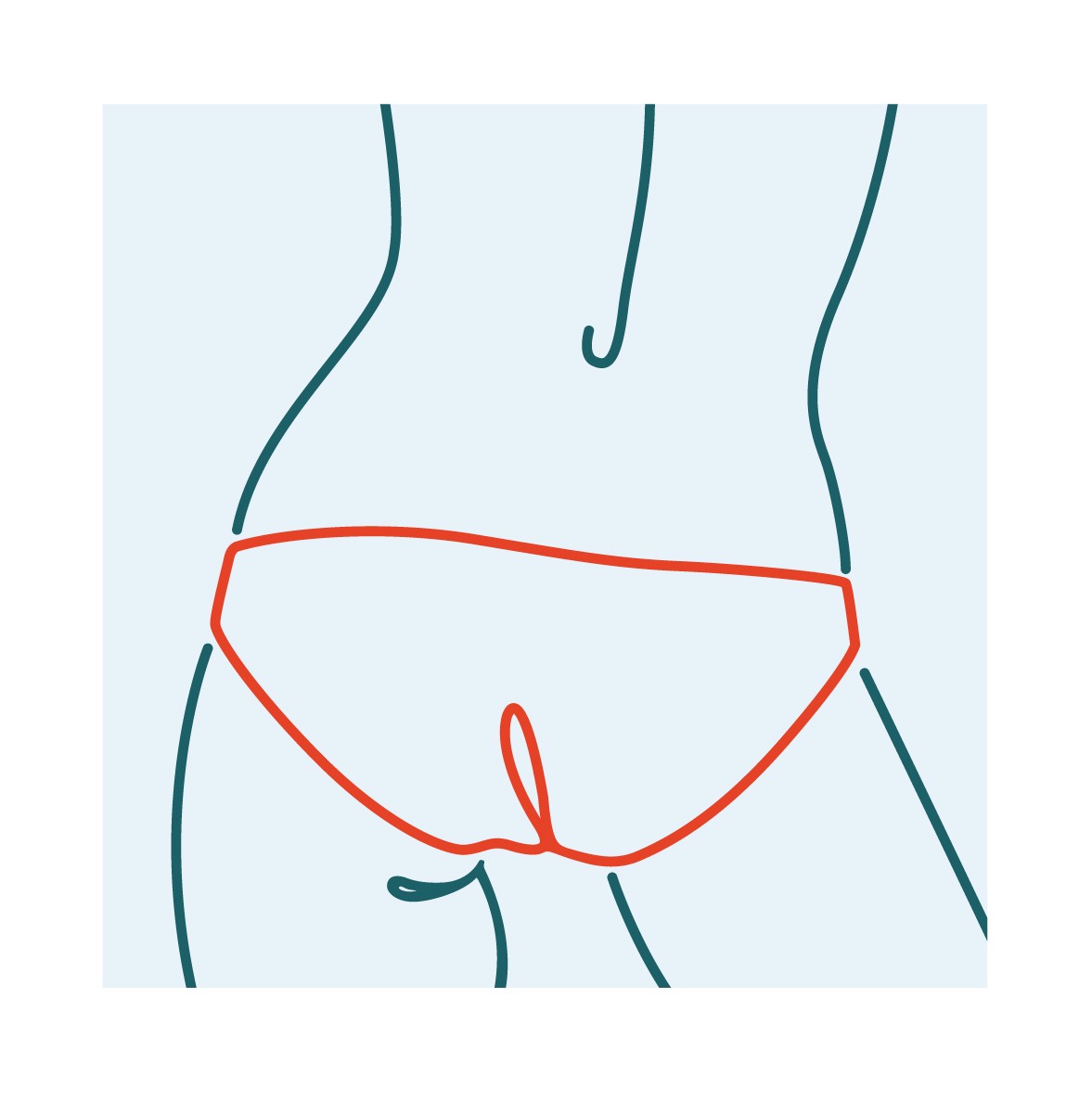 Lucie Bennett - Red Silk Knickers